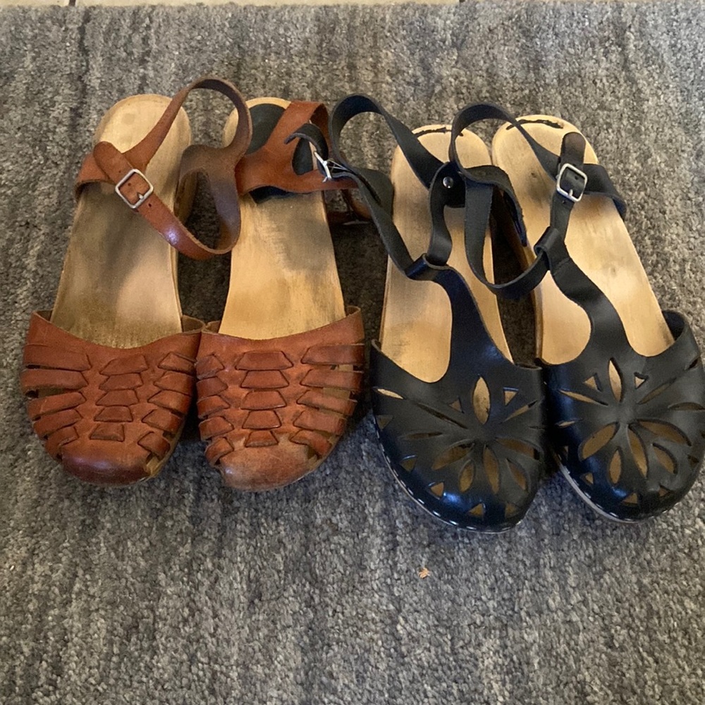 Two pairs used Swedish Hasbeens bundle